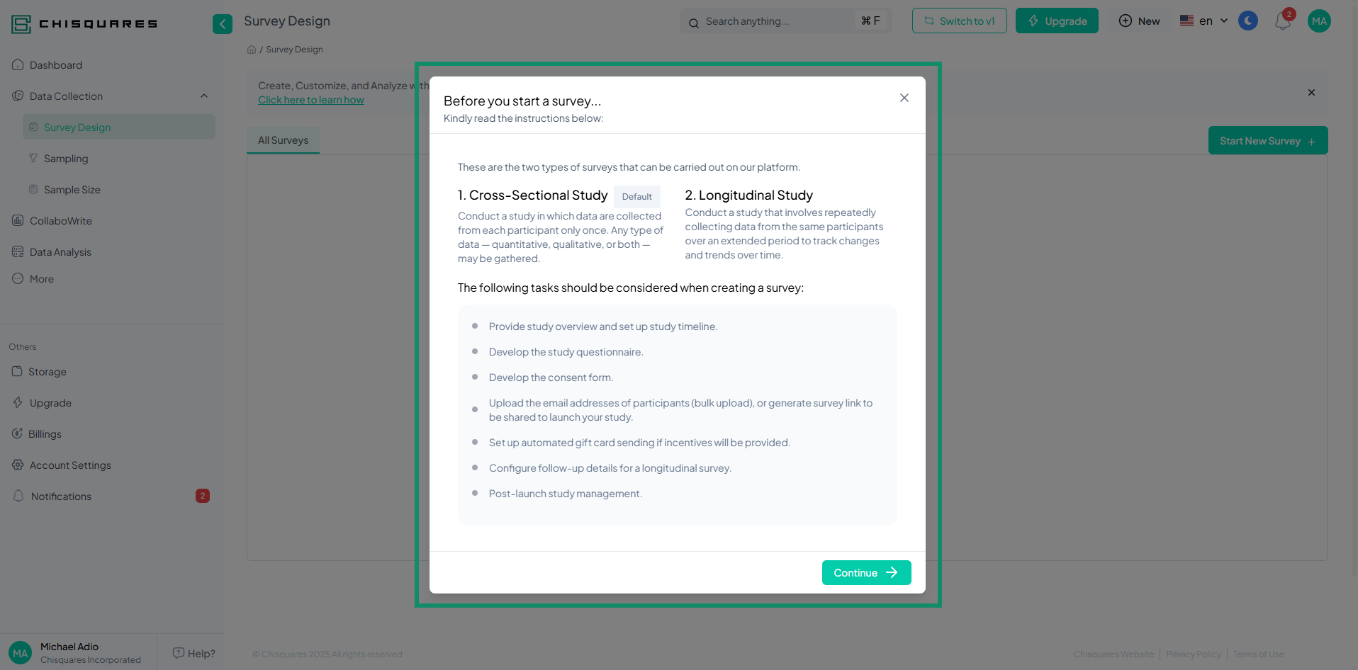 Instructional Popup