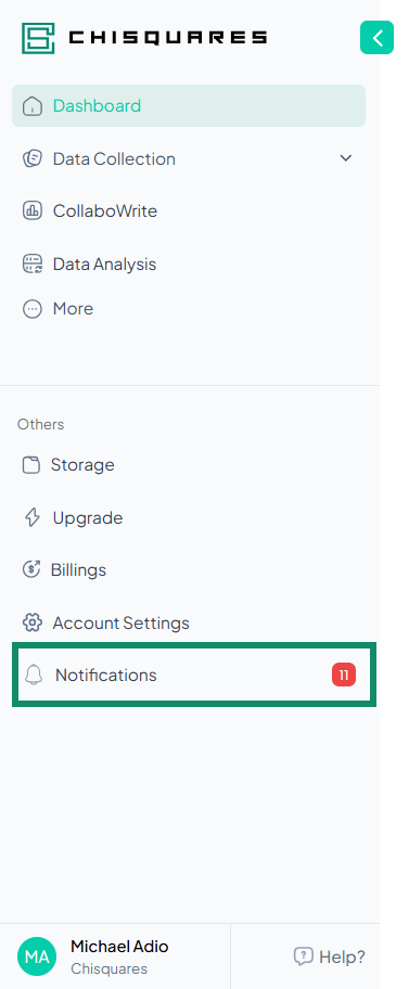 notification