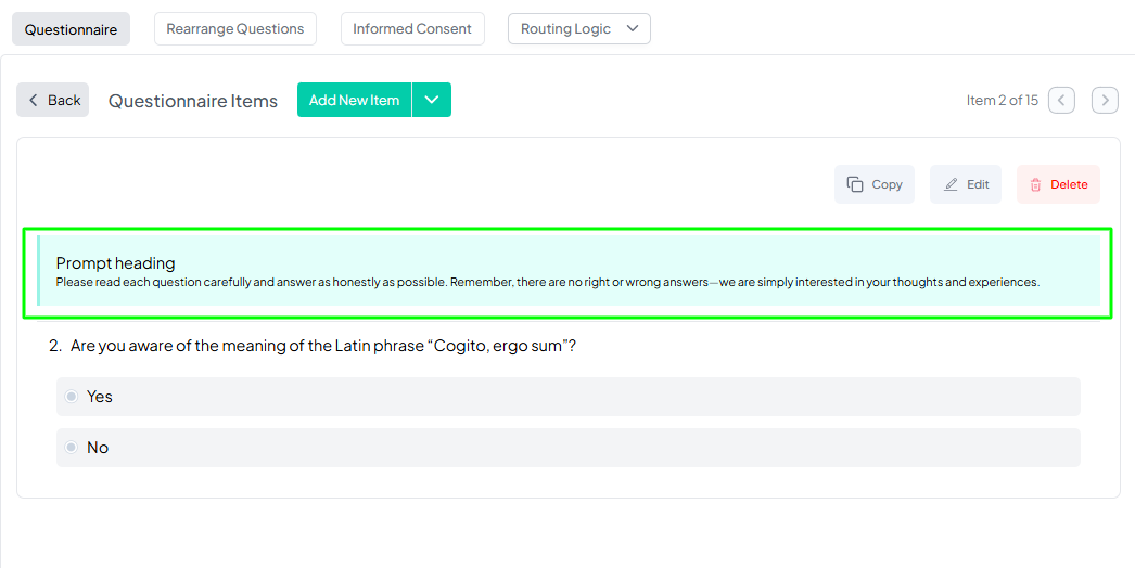 Prompts Example Pushed Preview